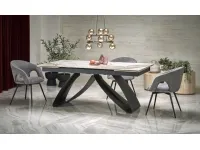 Стол раздвижной HILARIO белый мрамор pilt 3