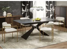 Pikendatav laud LUCIANO sinine marmor