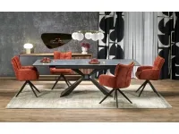 Стол раздвижной LUCIANO синий мрамор pilt 3