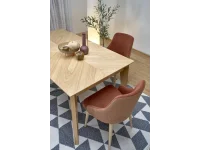 Pikendatav laud EDMONDO naturaalne pilt 8