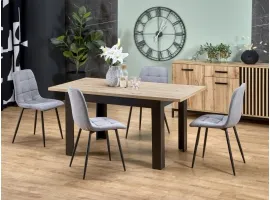 Стол раздвижной BAGIO дуб артисан / черный