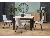 Pikendatav laud BAGIO tamm artisan / must pilt 3