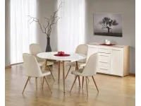 Стол раздвижной EDWARD дуб медовый pilt 3