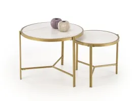 Журнальный стол FATIMA белый (2 шт)