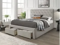 Кровать 160x200 MARISOL бежевая pilt 2