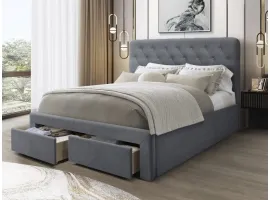 Кровать 160x200 MARISOL серая