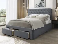 Кровать 160x200 MARISOL серая pilt 2