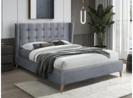 Кровать 160x200 ESTELLA 160 серая