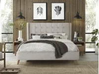 Кровать 160x200 ESTELLA 160 бежевая pilt 2