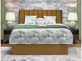 Кровать 160x200 ASENTO с подъемным механизмом - Горчичная