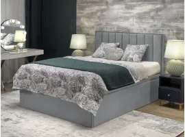 Кровать 160x200 ASENTO с подъемным механизмом - Серая