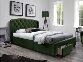 Voodi 160x200 SABRINA roheline pilt