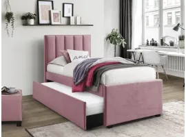 Кровать 90x200 RUSSO розовая