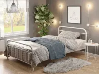 Voodi 120x200 LINDA 120 valge pilt 2