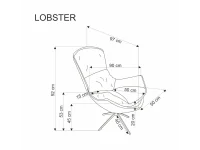 Кресло LOBSTER коричневый pilt 11