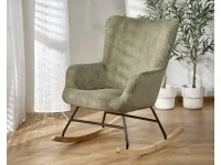 Кресло-качалка BELMIRO оливковый pilt 2