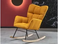 Кресло-качалка VASCO желтый pilt 2