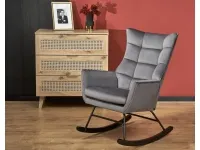 Кресло-качалка BAZALTO серый pilt 2