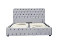 Кровать 160x200 BELINDA с подъемным механизмом - Серая pilt 6