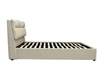 Voodi 160x200 AURORA tõstemehhanismiga - Helebeež pilt 7