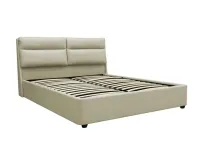 Voodi 180x200 AURORA tõstemehhanismiga - Helebeež pilt 8