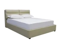 Voodi 180x200 AURORA tõstemehhanismiga - Helebeež pilt 4
