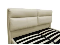 Voodi 180x200 AURORA tõstemehhanismiga - Helebeež pilt 5