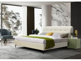 Кровать 180x200 GLORIA с подъемным механизмом - Бежевая pilt