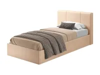 Кровать 90x190 MARCEL с подъемным механизмом - Бежевая pilt 3