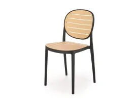 Стул K-529 черный-натуральный