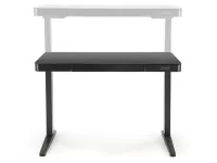 Стол компьютерный B-52 с регулировкой высоты - Черный pilt 6