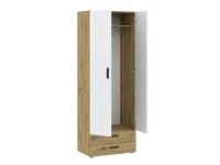 Riidekapp BASIC TWO 2D2S - Valge / artisan pilt 3