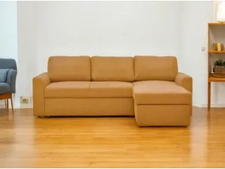 Угловой диван-кровать SCANDIC - желтый A41 pilt