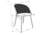 Стул K-508 серый pilt 9