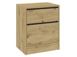 Тумбочка BASIT 2S - Артисан (+антрацит)