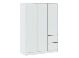 Шкаф для одежды BASIT 3D2S - Белый (+артисан)