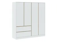 Шкаф для одежды BASIT 4D2S - Белый (+артисан) pilt 2