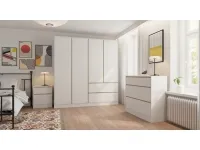 Шкаф для одежды BASIT 4D2S - Белый (+артисан) pilt 5