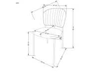 Стул K-499 розовый pilt 9