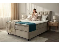 Континентальная кровать 160х200 GLASGOW с подъёмным механизмом pilt 2