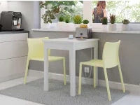 Стол обеденный SENDI 75 - Белый pilt 2