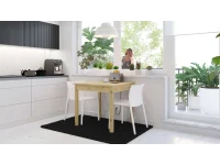 Стол обеденный SENDI 80 - Дуб артисан pilt 3