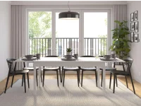 Pikendatav laud SENDI 160 - Valge pilt 2