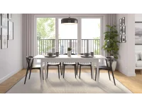 Pikendatav laud SENDI 160 - Valge pilt 3