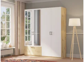 Шкаф для одежды ALTA 4D1S с зеркалом