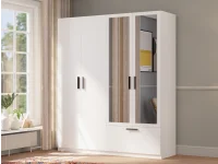 Шкаф для одежды LITA 4D1S с зеркалом pilt 2