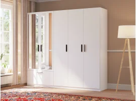 Шкаф для одежды LITA 5D1S с зеркалом