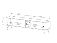 TV стол LANTE E - Бежевый pilt 7