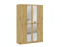 Riidekapp BEN 2D+2PGL - Tamm artisan pilt 8