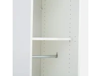 Riidekapp BEN 2D+1HDF - Valge pilt 4